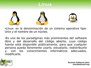 Acercamiento al Software Libre