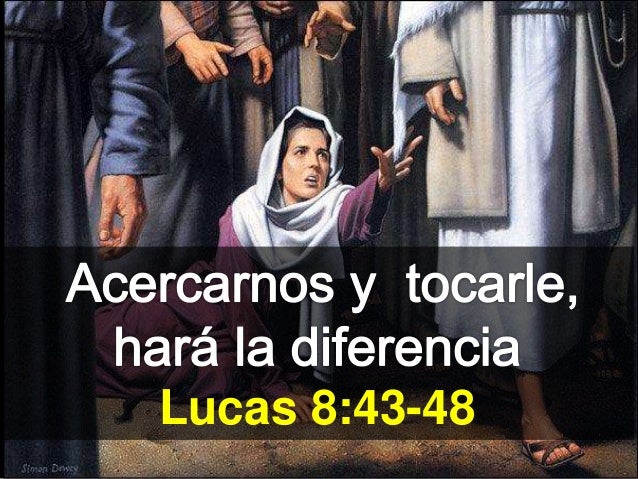 Acercarnos y Tocarle