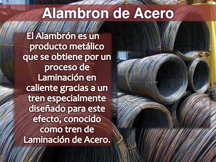 Tipos de acero de refuerzos