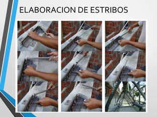 ELABORACION DE ESTRIBOS
 