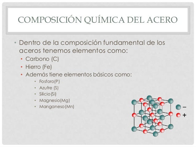 Resultado de imagen para acero composicion quimica