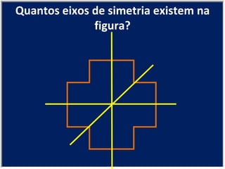 Quantos eixos de simetria existem na figura? 