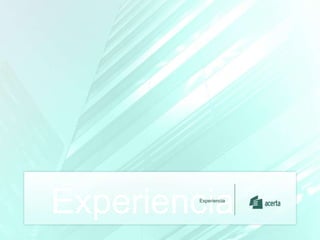 Experiencia Experiencia 