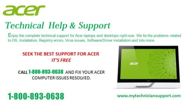 Acer Customer Support Help Desk Number 310 299 0932