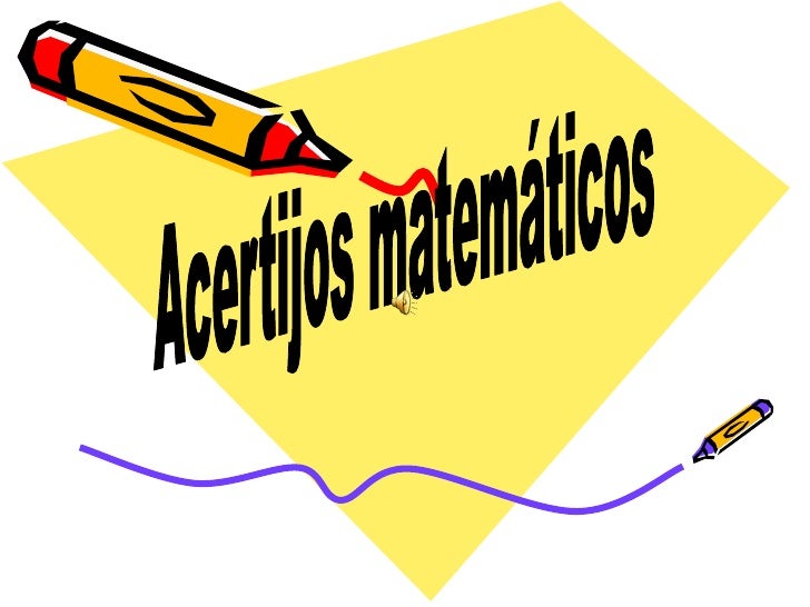 Acertijos matemáticos mago