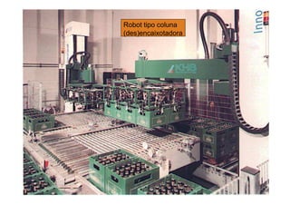 32
Robot tipo coluna
(des)encaixotadora
 