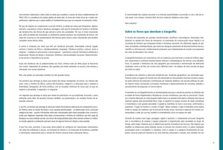36 37
A inventividade dos sujeitos escolares e as diversas possibilidades construídas no dia a dia da es-
cola serão, com certeza, o terreno fértil de bons materiais didáticos como estes.
Bom trabalho!
Sobre os livros que abordam a Geografia
O mundo vem passando por grandes transformações científicas e tecnológicas, observáveis dire-
tamente na rapidez dos meios de transporte, na aceleração da comunicação visual/digital e na
circulação do dinheiro que ultrapassa limites e fronteiras nacionais. Em diferentes regiões do pla-
neta, sociedades contemporâneas, que vivem em desiguais patamares de desenvolvimento técnico,
científico e informacional, cotidianamente produzem suas interpretações do mundo e as expressam
por meio da educação e da cultura.
A Geografia brasileira, em consonância com as mudanças que marcaram a virada do milênio, regis-
trou importantes e contínuas transformações teóricas e metodológicas nas últimas cinco décadas.
Ficou no passado a lembrança de uma geografia que estimulava a memorização de definições
simplistas, como a de ilha, por muitos anos, definida como “um pedaço de terra cercado de água
por todos os lados”.
A tendência em substituir a descrição enfadonha dos “acidentes geográficos” por atividades signi-
ficativas sobre os lugares do mundo tem sido destacada em documentos nacionais da área e apoia-
da pelas políticas de avaliação e distribuição de materiais didáticos nas escolas públicas do país.
Do mesmo modo, orientações curriculares incentivam o desenvolvimento de conceitos, atitudes e
procedimentos de pesquisas no ensino básico.
Consolidam-se na Geografia Escolar as recomendações para que o estudo do próximo ao distante não
se realize de forma fragmentada e fechada em círculos concêntricos, que não se comunicam. Celula-
res e internet alteraram as comunicações tradicionais e as relações entre perto e distante não mais se
explicam apenas pela proximidade física. Hoje, os registros no espaço ocorrem de modo simultâneo
e instantâneo e com grande velocidade. O global se manifesta no local e vice-versa, confirmando a
expressão: “o lugar no mundo e o mundo no lugar”. Nesse contexto, o lugar é entendido como espaço
vivido ou espaço do cotidiano, que se articula às escalas locais, nacionais e regionais do mundo con-
temporâneo, e este, por sua vez, também é compreendido como um espaço em rede.
Partindo de noções como lugar, paisagem, região e território, o componente curricular Geografia
tem a incumbência de analisar o espaço produzido e (re)produzido pela sociedade ao longo do
tempo, sobre bases materiais que se diferenciam quanto à existência de recursos. São espaços que
também se diferenciam pelas relações sociais e culturais dos homens entre si e pelas interações
processadas entre a sociedade e a natureza. Como o espaço é a categoria fundamental da Geo-
grafia, torna-se essencial focalizá-lo em suas distintas dimensões e escalas, mas também em seu
Uma primeira observação a fazer sobre as obras que compõem o acervo de obras complementares do
PNLD 2013 é a excelência do projeto gráfico de todos eles. Os livros são lindos de se ver, e todos nós,
professores, sabemos que o prazer estético é fundamental para que se conquiste inicialmente o leitor.
No que diz respeito ao componente curricular História, é sabido por todos que fotografias, objetos,
vestuário, arquitetura, música, literatura, paisagens, tudo que foi produzido por homens e mulheres
são testemunhos das formas de agir, pensar e sentir das sociedades. Por isso, é muito importante
que, além da beleza das ilustrações, os professores possam explorar nas orientações de leitura, nas
rodas de conversa ou nas apresentações das leituras pelos alunos, essas informações que também
compõem várias dessas obras.
O acervo é composto por obras que têm por temáticas principais: Diversidade cultural, legado
cultural e história da África e afrodescendentes; Imigração; Tolerância política, cultural, social e
religiosa – combate ao preconceito; Cultura popular – patrimônio cultural; Patrimônio ambiental e
preservação; Noções de tempo e mudanças; Símbolos e personalidades nacionais; Desenvolvimen-
to da escrita e importância da escola.
Estas oito temáticas são as predominantes nos livros, embora cada um deles possa se relacionar
com outras. Dependerá do professor, das questões que estão presentes na escola e dos leitores a
interseção com outras temáticas.
Mas, elas podem ser pensadas também em três grandes blocos.
Um primeiro que abrange as obras que tratam dos temas emergentes na escola, nos últimos dez
anos, como a História da África, cultura afro-brasileira, indígena e a educação para o respeito à
diversidade, dialogando, de forma enfática, com as situações históricas do nosso país no que diz
respeito à escravidão, à migração e à imigração.
Um segundo que abrange as obras que tratam do patrimônio na sua amplitude, incluindo, o meio
ambiente como fator de atuação humana também, sua preservação e as variadas formas de ex-
pressões culturais.
E, por fim, um terceiro que abrange as obras que tratam de temáticas tradicionais do componente curricu-
lar História, tanto as noções de tempo e suas variadas periodicidades – já referenciada como a principal
categoria da área – quanto informações sobre atos naturalizados pela nossa sociedade como a escrita e,
ainda, que objetivam responder sobre datas comemorativas e histórias de indivíduos, que têm lugar de
destaque na nossa tradição escolar, mas foram tão estigmatizados pela crítica recente, embora no cotidia-
no escolar, gestores e professores precisem atuar de alguma forma em relação a essa questão.
O que fica claro, portanto, é que essas obras podem se configurar em importantes instrumentos
nas mãos de professores e alunos, na formação de leitores e na introdução de temáticas, questões
e informações importantes para o estudo da História durante toda a educação básica.
 