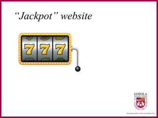 “Jackpot” website
 