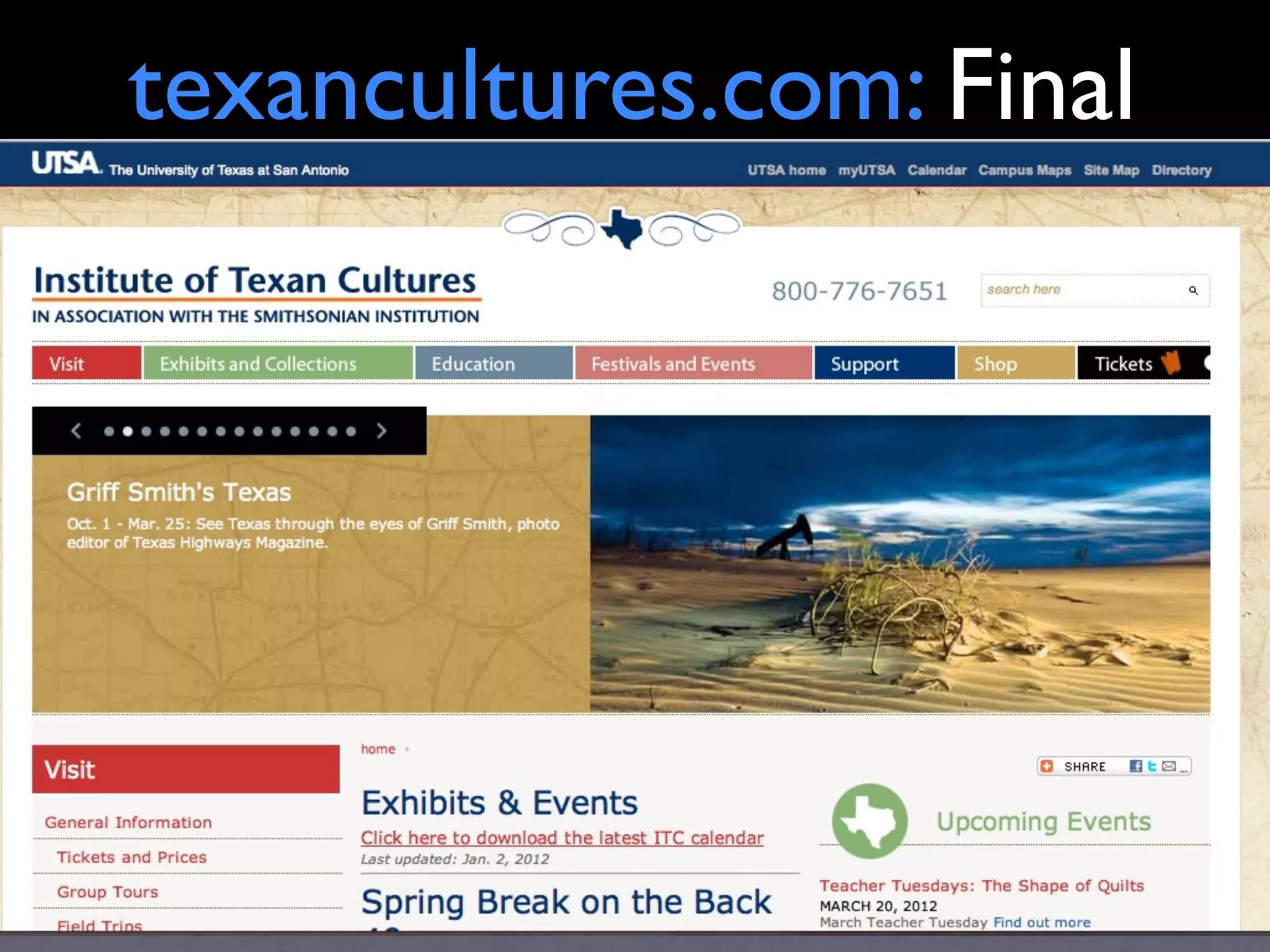 texancultures.com: Final
 