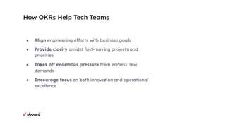 Mastering OKRs for Tech Teams: Unlock Success with Jira | PDF