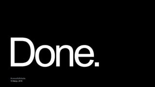 15 Março, 2018
Acessibilidade.
 