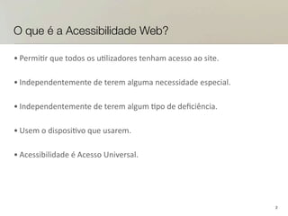 Acessibilidade Web
