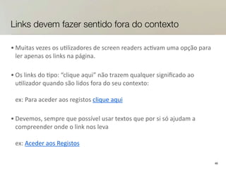 Acessibilidade Web