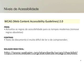 Acessibilidade Web
