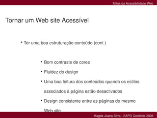 Mitos da Acessibilidade Web