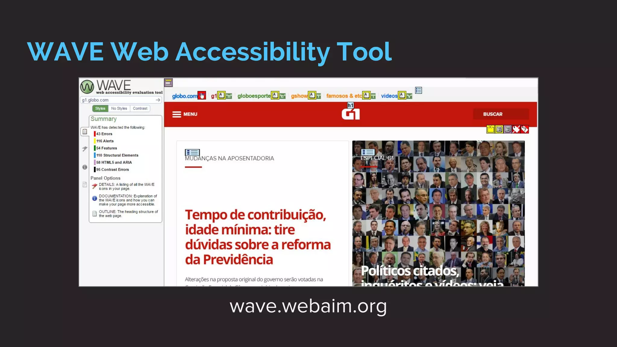 WAVE Web Accessibility Tool
wave.webaim.org
 