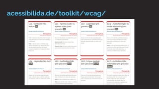 acessibilida.de/toolkit/wcag/
 