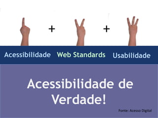 Alguns aspetos essenciais a considerarImagem Fornecer equivalente textual para as imagens (Alt)TabelasLeitura linearLegendas/labels (links, formulários)Indicar claramente LinksIdentificar claramente o destino de cada link (com legendas, alternativa “saiba mais”Evitar abrir novas janelasSe aparecer link para download de ficheiros utilizar função para travar a navegação