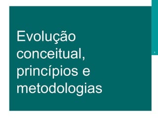 Evolução conceitual, princípios e metodologias 