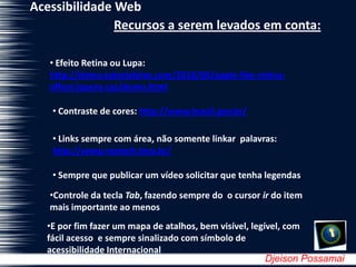 O que temos a oferecer?DjeisonPossamai