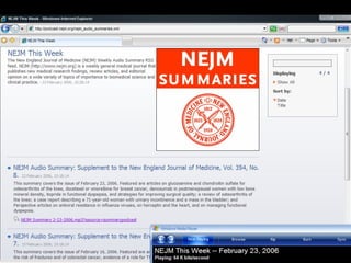 Web 2.0 & medicine, Giustini – April 2007 