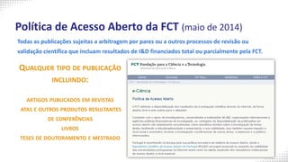 OAcessoAbertoéo
PADRÃO(default)
paraosresultadosde
investigaçãonoH2020
 