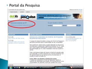 Portal da Pesquisa 