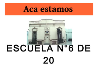 Aca estamos



ESCUELA N°6 DE
     20
 