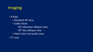 Acetabular fracture ppt 4th sem | PPTX