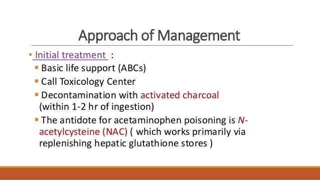 nac treatment tylenol overdose