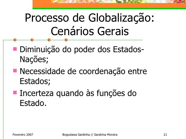 Esse Texto Descreve Qual Situação Representativa Do Processo De Globalização
