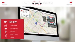 iNVIEW
Route Replay
Location
Date & Time
Speed
Street View
LEARN MOREGO BACK
 