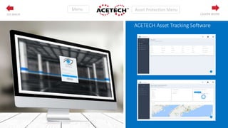 ACETECH Asset Tracking Software
Menu Asset P.
Menu Asset P.
LEARN MOREGO BACK
 