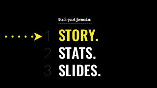 STORY.
STATS.
SLIDES.
1
2
3
the 3-part formula:
 