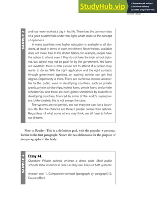 Ace The TOEFL Essay (TWE | PDF