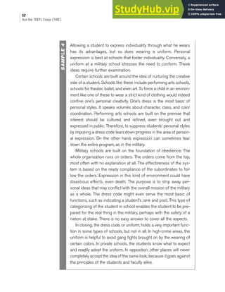 Ace The TOEFL Essay (TWE | PDF