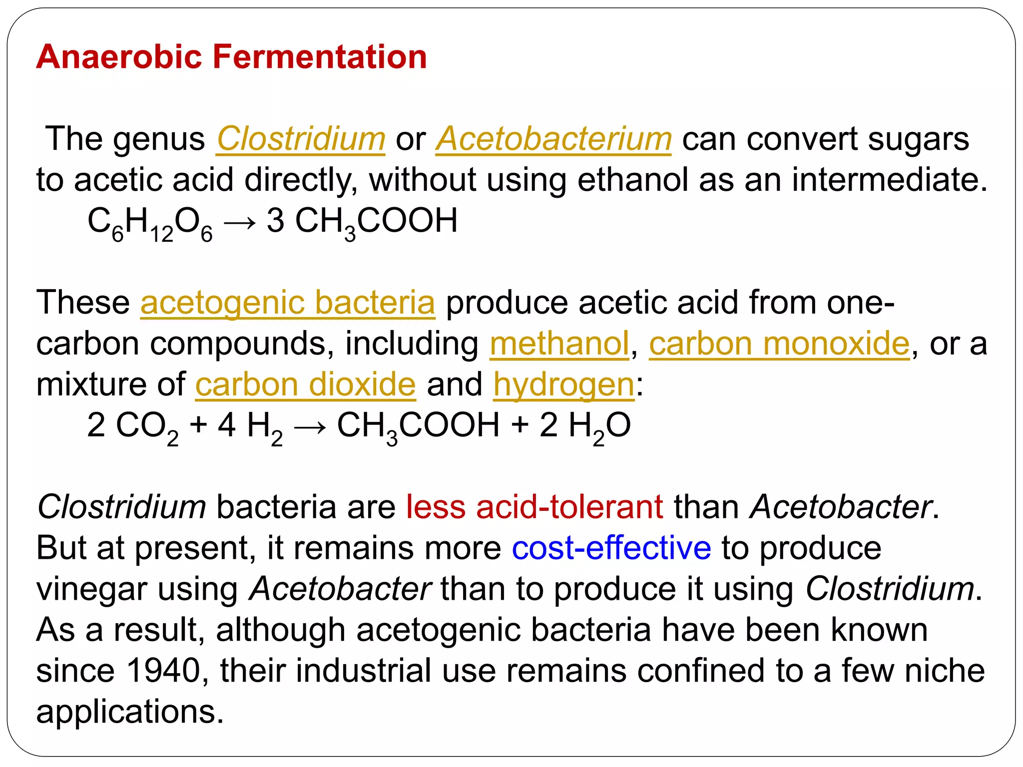 Acetic acid fermentation[1] | PPT