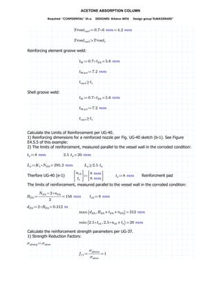 Acetone absorption column | PDF