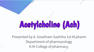 Acetylcholine Neurotransmitter 