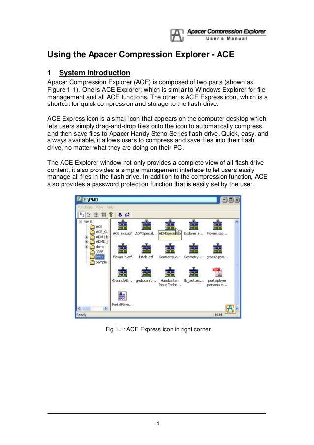 Ace user manual in english