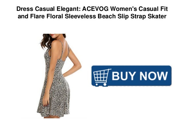 Elegantly Casual Dress Code Acevog Women S Casual Fit And Flare Flor