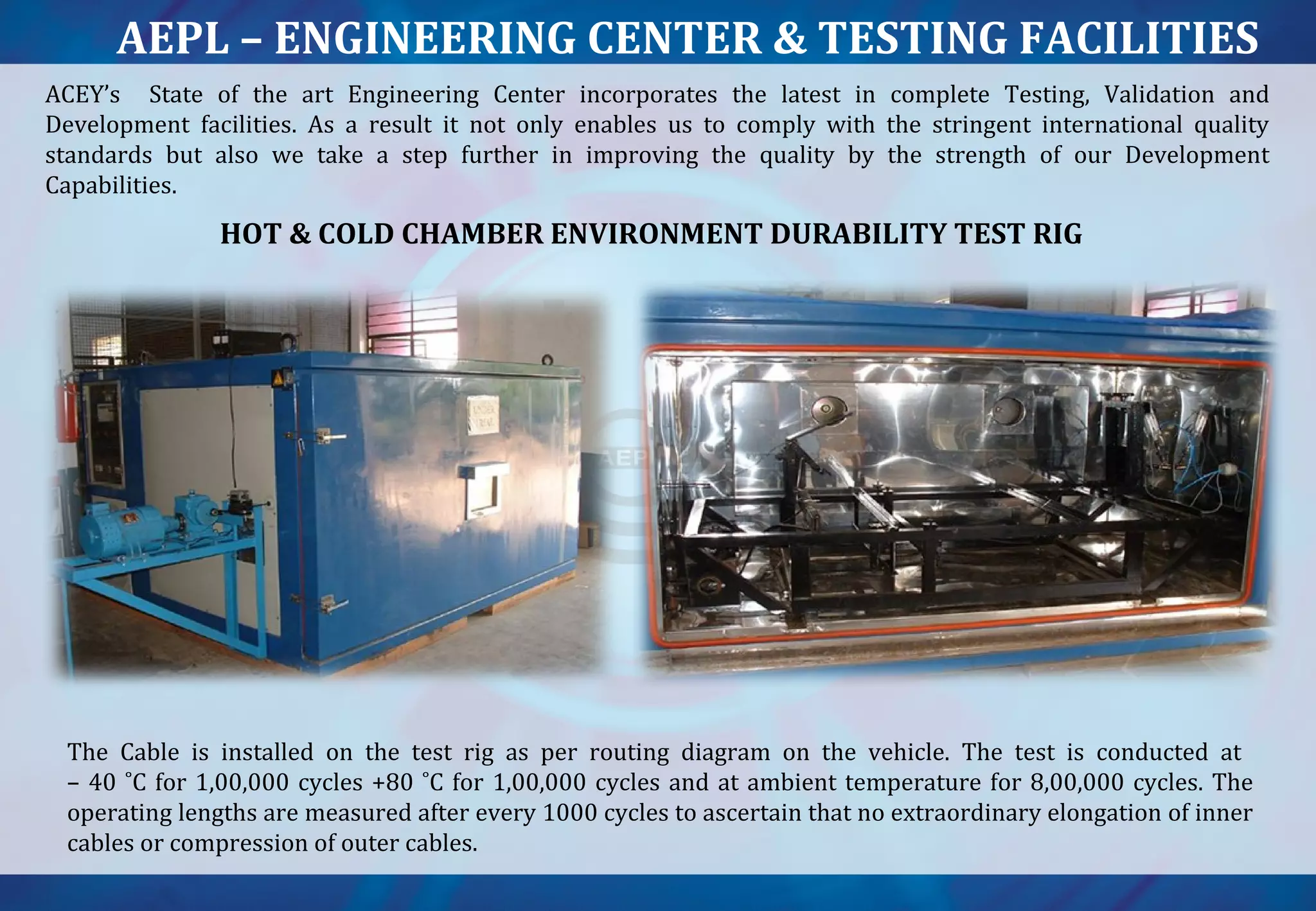 Acey Engineering India Private Limited corporate presentation 2014 | PPT