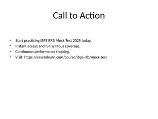 Ace Your Exam with IBPS RRB Mock Test 2025 | PPTX