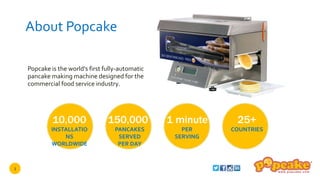POPCAKES Automatic Pancake Making Machine - Operator Training