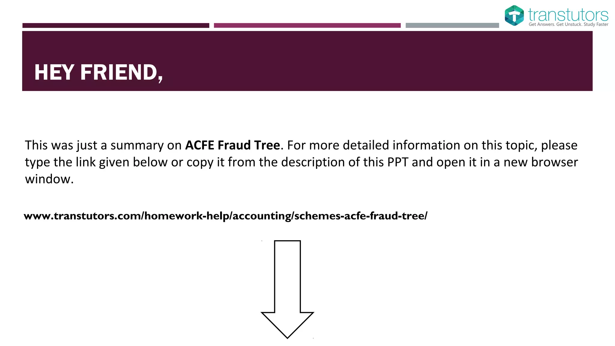 ACFE Fraud Tree | Accounting | PPT
