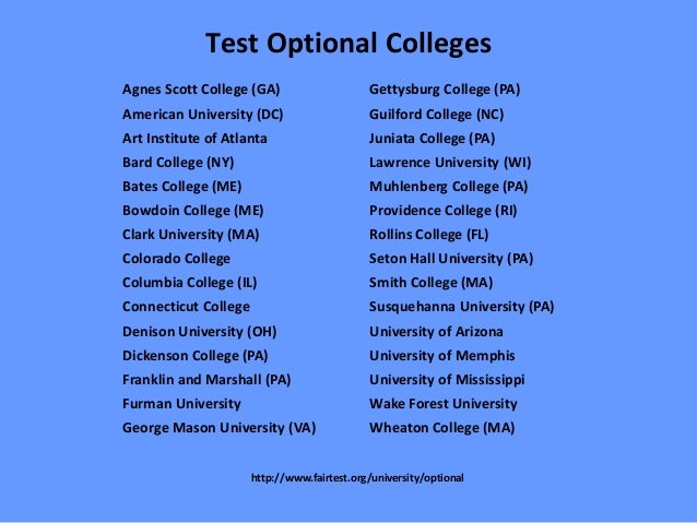 Best test optional colleges in massachusetts