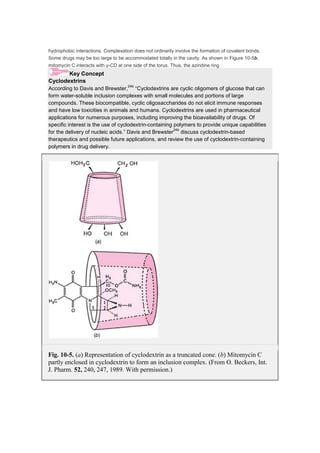 Complexation and protein binding | PDF