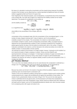 Complexation and protein binding | PDF