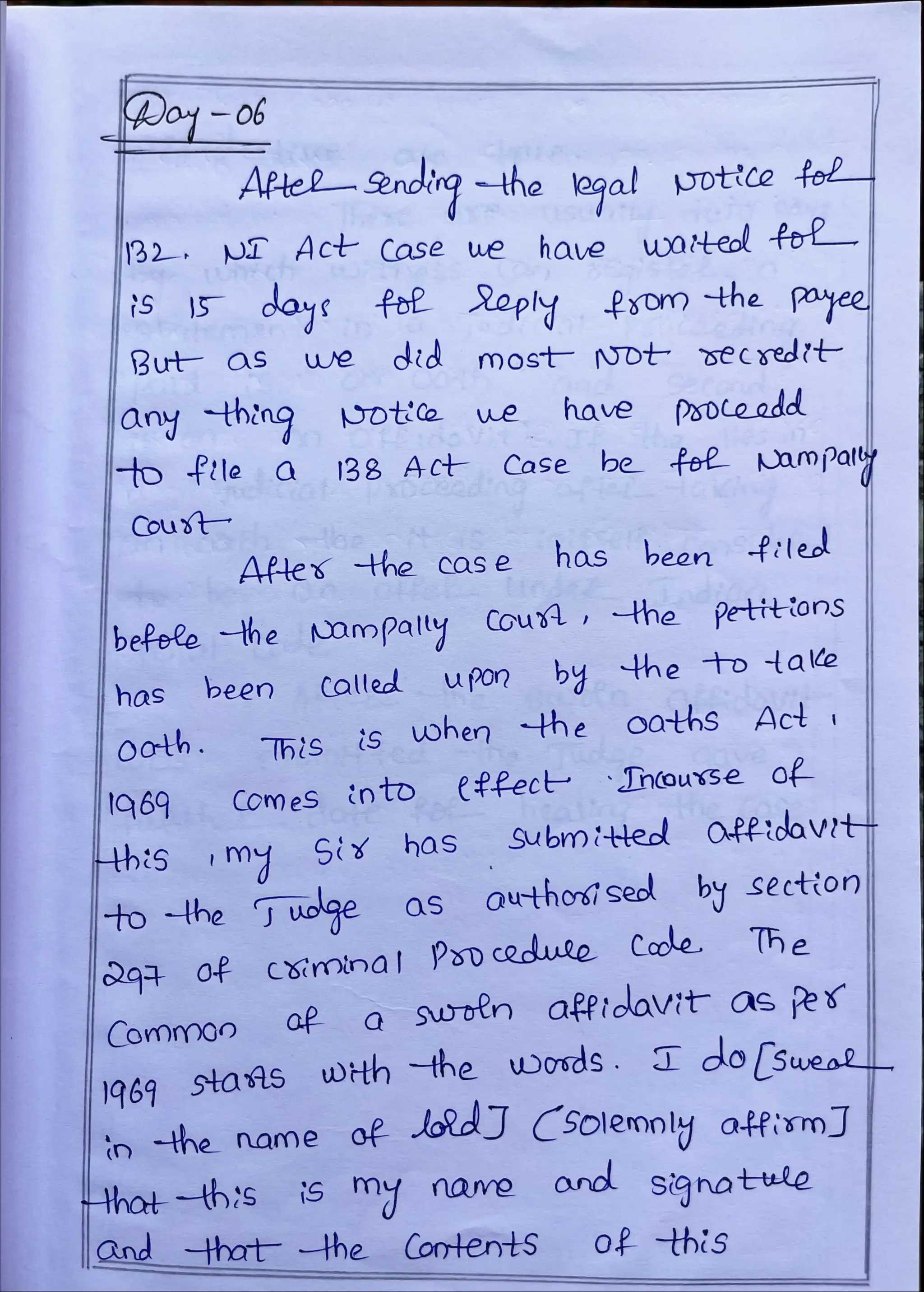 Internship Diary Osmania University 3 YD