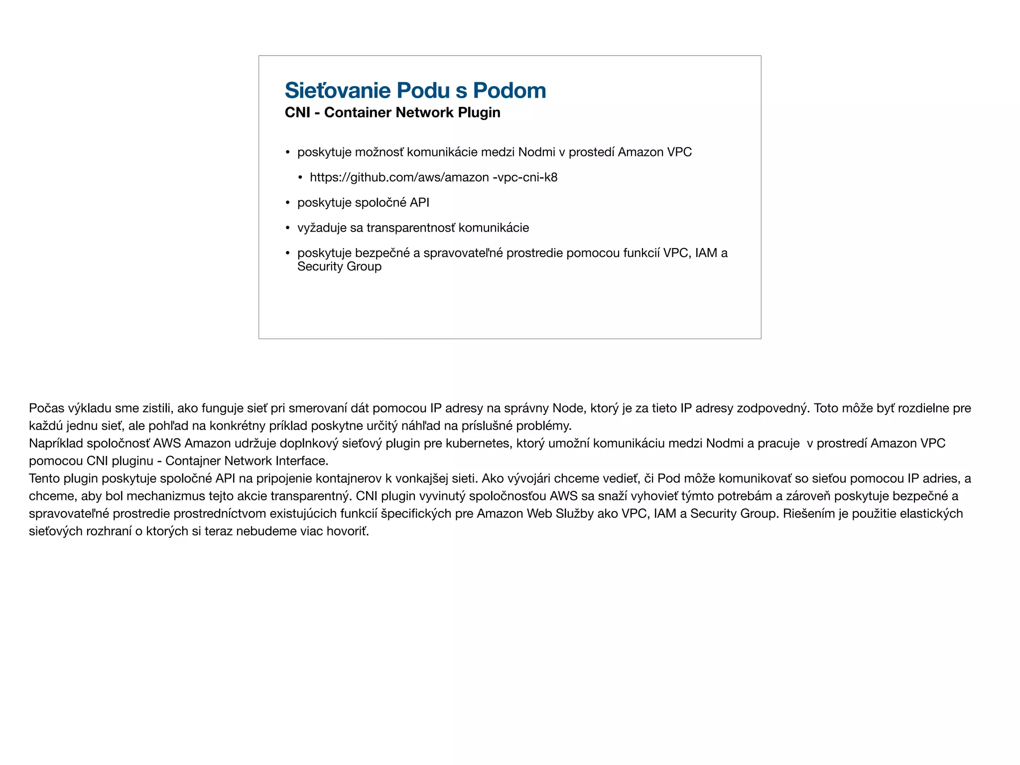 16. meetup sietovy model v kubernetes